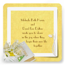 Tulips and Daisies Personalized Invites