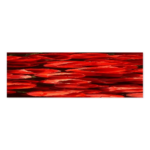 Tulips Bookmark Business Card