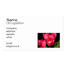 Tulips Business Cards