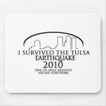 Tulsa Earthquake 2010 Mouse Pad