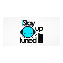 Tuned up picture card