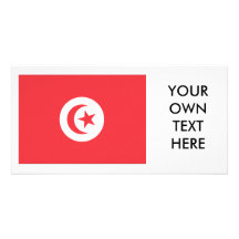 Tunisia Flag Photo Cards