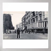 Tunisia  Tunis / Jules Ferry  1940/50's Poster