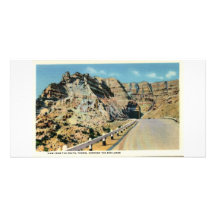 Tunnel, Badlands of South Dakota Personalized Photo Card