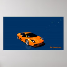 Turbo Orange Print