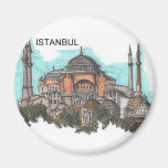 Turkey Istanbul Hagia Sophia (by St.K) Fridge Magnets