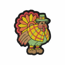 Turkey Pilgrim Embroidered Shirt
