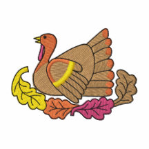Turkey with leaves