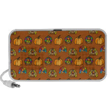 Turkeys and Pumpkins Mini Speaker