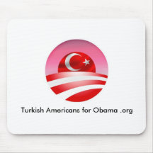 Turkish Americans for Obama .org Mousepad