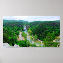 Turner Falls Area Bird’s-Eye View - II (Colour Sat Poster