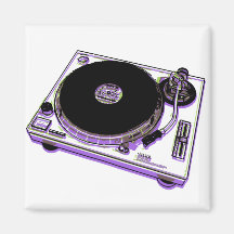 Turntable Fridge Magnets