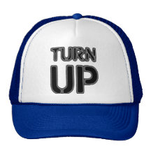 turnup mesh hat