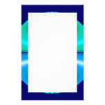 turquoise blue customised stationery
