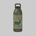 Turquoise Deer Silhouette Liberty Bottle water bottles