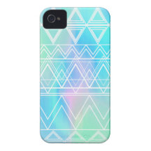 Turquoise Multi Tribal iPhone 4 Covers