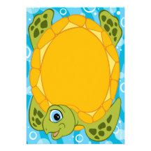 Turtle Baby Shower Invitations Boy