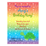 Turtle birthday invitations invitations