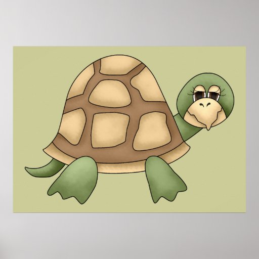 Turtle Poster and Print