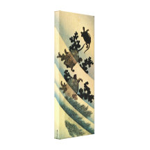 Turtles by Hokusai Gallery Wrap Canvas