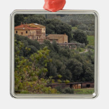 Tuscan Villa Christmas Ornament