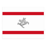 Tuscany, Italy flag Post Card