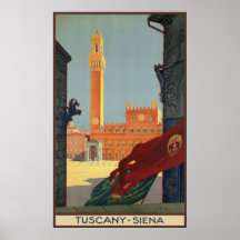 Tuscany Siena Posters