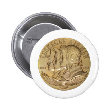 Tuskegee Airmen, metal-of-honour Pinback Button