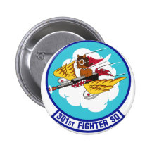 Tuskegee Airmen, Tuskegee Red Tails 301-fighter-sq Pin