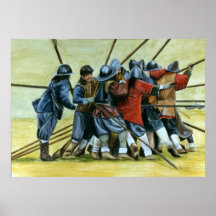 Tutbury scuffle poster