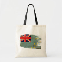 Tuvalu Flag Canvas Bags