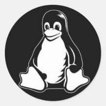Tux Black Etiquetas