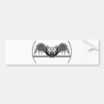Tuxedo bat! bumper sticker