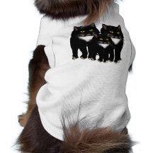 Tuxedo Cat gifts & greetings Doggie T Shirt