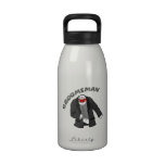 Tuxedo Groomsman Water Bottles