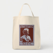 Twain -Patriotism Canvas Bag