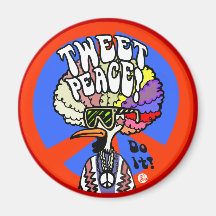 Tweet Peace! magnet