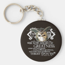 Twelfth Night Quote Keychain