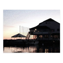 Twilight at lake waterfront, Kingston, Ontario Postcard