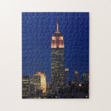 Twilight: Empire State Building lit up Pink - 03 Puzzle