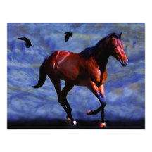 Twilight horse personalised invitation