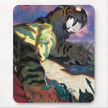 Twilight tiger for mousepad