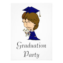 Twin Boys Graduating Invites