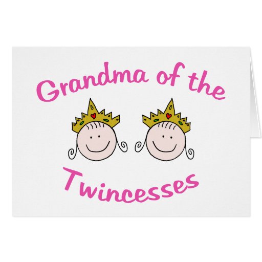 Twincess Grandma Greeting Card