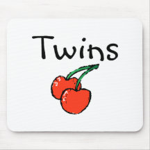 Twins (Cherries) Mouse Pad