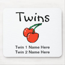 Twins (Cherries) Mousemats