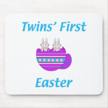 Twins First Easter Mouse Mat