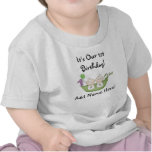 Twins Peas in Pod First Birthday Tshirt