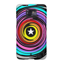 Twirl Star Rainbow Samsung Galaxy Case-Mate Cas