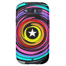 Twirl Star Rainbow Samsung Galaxy Case-Mate Cas